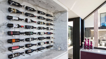 Hafele Premium Multi - Case Pack Quantity Wall - Mounted Wine Pegs Bottle Display Rack with O - Ring Cushion - KI Home