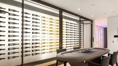 Hafele Premium Multi - Case Pack Quantity Wall - Mounted Wine Pegs Bottle Display Rack with O - Ring Cushion - KI Home