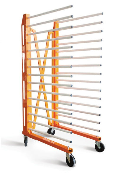 Hafele ProDryingRack™ Expandable Mobile Parts & Cabinet Door Drying Rack – 15 Levels, 900 lbs Capacity - KI Home