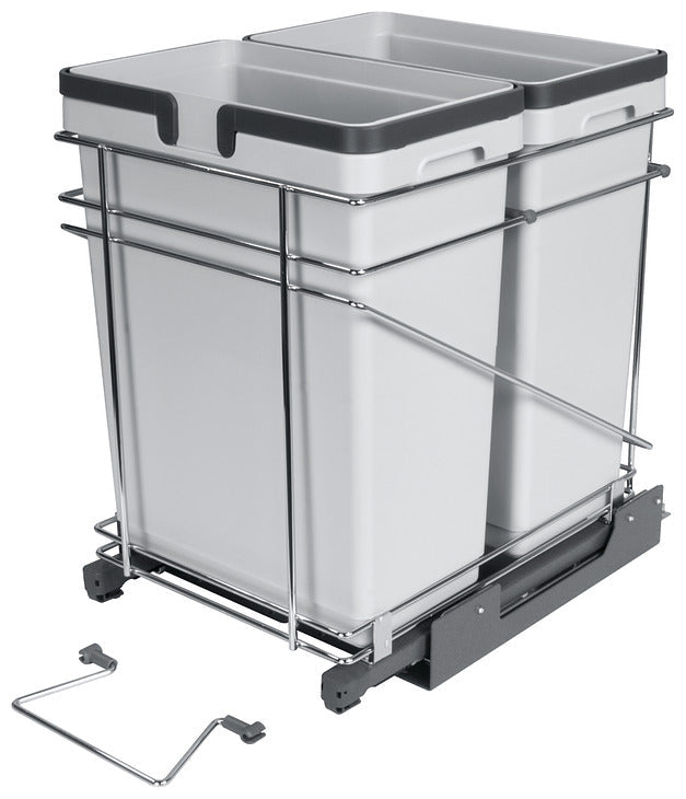Hafele Pull-Out Waste Bin System – Premium Soft-Close Trash Organization - KI Home