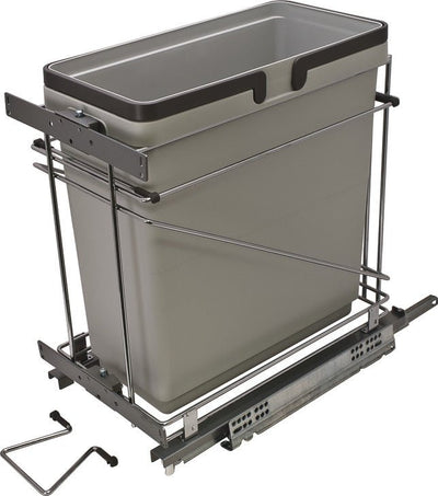 Hafele Pullout Trash System with Soft Close and Door Mounting Brackets I Made in Italy - KI Home
