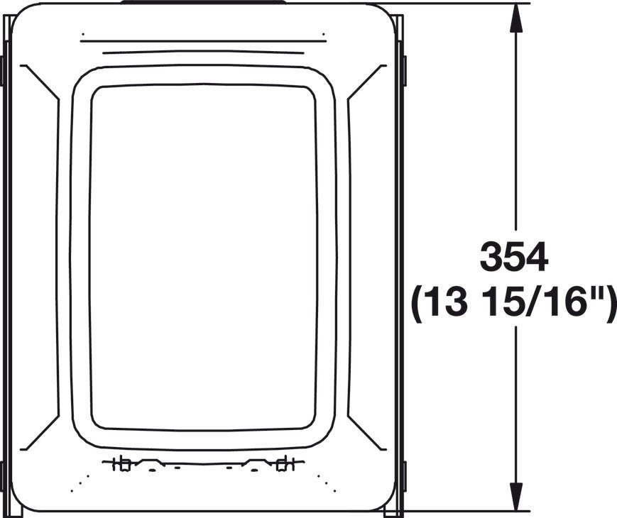Hafele Single 36 qt. Wire Pullout Waste Trash Bin with Soft - Close Slides and Handle - KI Home