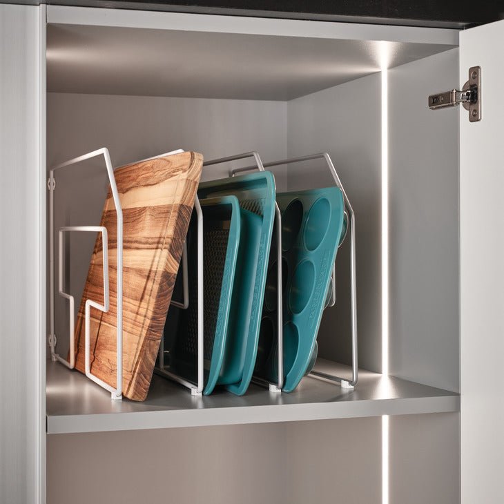 Hafele Steel Tray Divider – Vertical Storage Organizer for Cabinets - KI Home