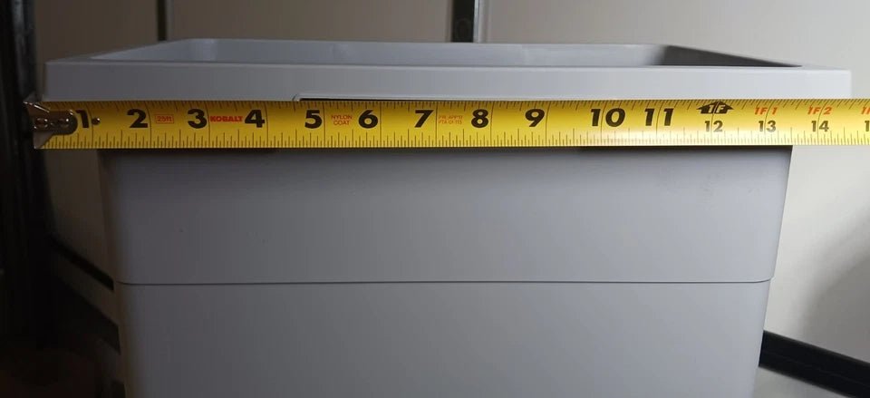 Hailo 38 liters Large Replacement Waste Bin Euro Cargo Trash for Commercial and Residential use 40.15 Quart Capacity - KI Home