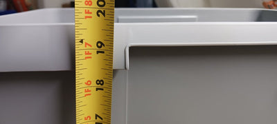 Hailo 42 Liter Replacement Waste Bin Gray Euro Cargo Trash Insert (German-Made) - KI Home