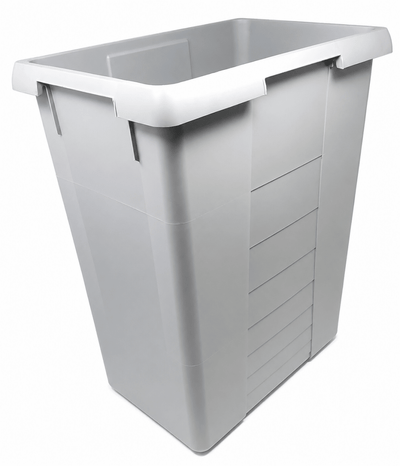 Hailo 42 Liter Replacement Waste Bin Gray Euro Cargo Trash Insert (German-Made) - KI Home