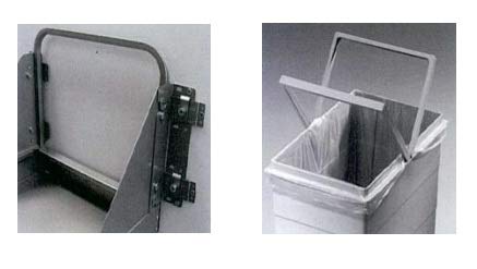 Hailo Bottom Mount Double Bin Trash Recycled System with Two Lids and Soft - Close Slides - 2 x 29 Liter (Total 62 Quart) - KI Home