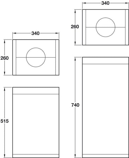 Hailo Snap - Top White Free Standing Kitchen Waste Bin Clean & Easy Disposal - KI Home