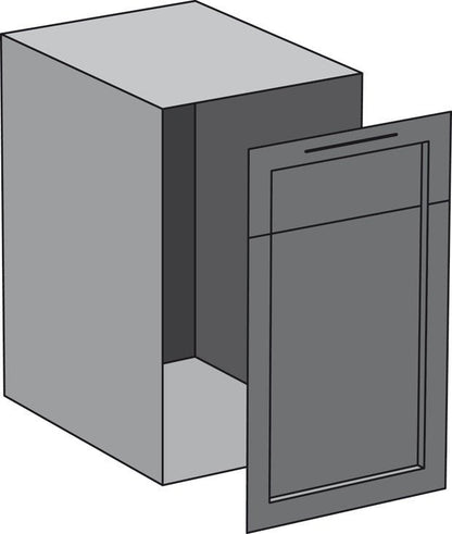 Hailo US Cargo 18 Full Access Waste Bin - 54 Liters (2 x 27L Bins), Soft - Close Pull - Out - KI Home