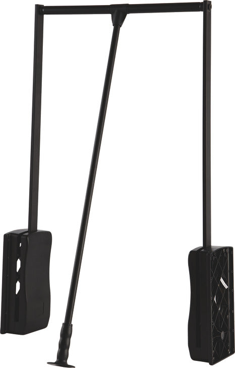 Hafele Heavy-Duty Pull Down Wardrobe Closet Rod Lift - 33 LB Load Capacity in White, Chrome, or Black