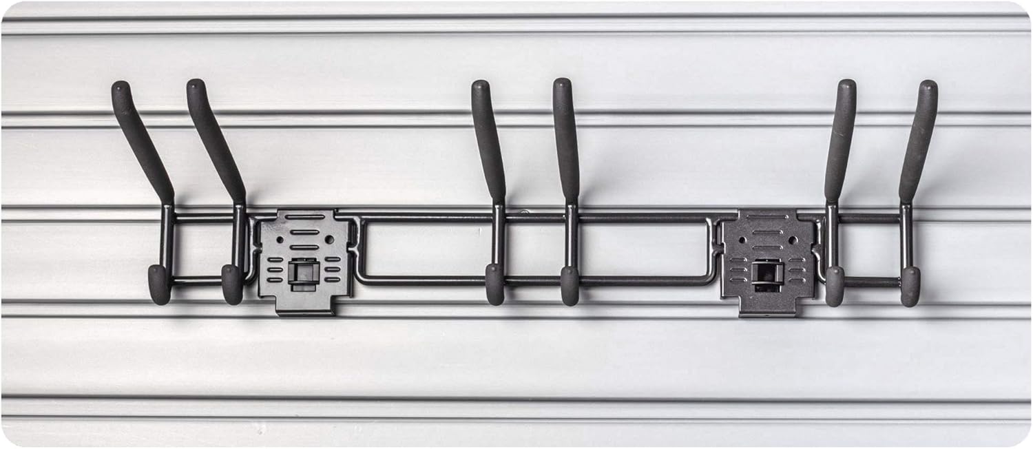 HandiWall 24" Locking 3-Hook Slatwall Tool Storage Bar - KI Home