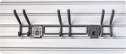 HandiWall 24" Locking 3-Hook Slatwall Tool Storage Bar - KI Home