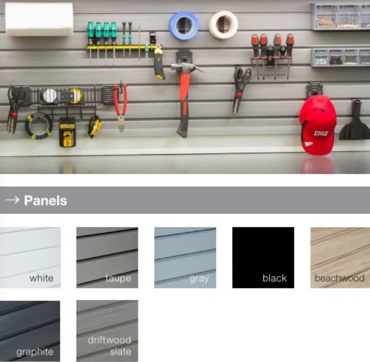 HandiWall 24" Locking 3-Hook Slatwall Tool Storage Bar - KI Home