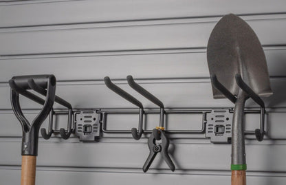 HandiWall 24" Locking 3-Hook Slatwall Tool Storage Bar - KI Home