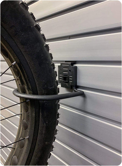 HandiWall Fat Tire Bike Hook with Locking Bracket for Garage Slatwall Panels - KI Home