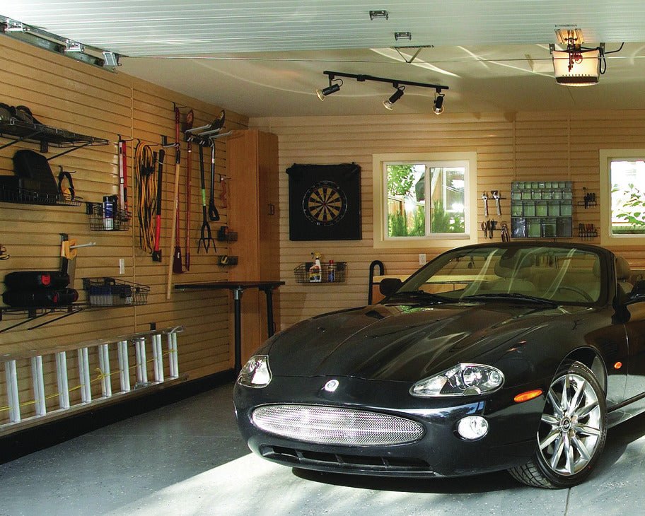 HandiWall 24" Locking 3-Hook Slatwall Tool Storage Bar - KI Home