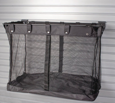 HandiWall Large Mesh Storage Basket | Heavy - Duty Steel Slatwall Sports Organizer (33 3/4" W) - KI Home
