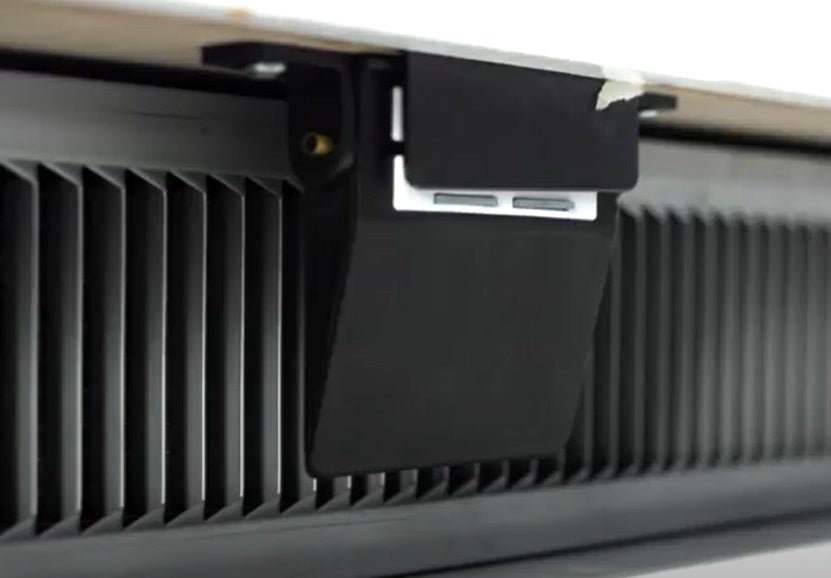 Hands - Free Toe Kick Garbage Can Cabinet Door Opener Foot Pedal with Magentic catch, Counter - plate and Spring - loaded roller arm - KI Home