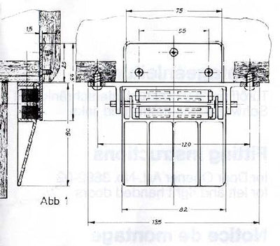 Hands - Free Toe Kick Garbage Can Cabinet Door Opener Foot Pedal with Magentic catch, Counter - plate and Spring - loaded roller arm - KI Home