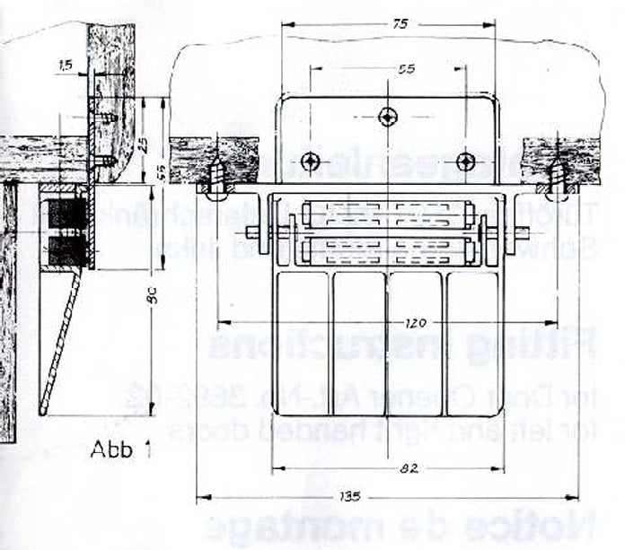 Hands - Free Toe Kick Garbage Can Cabinet Door Opener Foot Pedal with Magentic catch, Counter - plate and Spring - loaded roller arm - KI Home