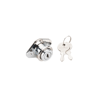 One 7/8" Length Steel Drawer Cabinet Cam Lock