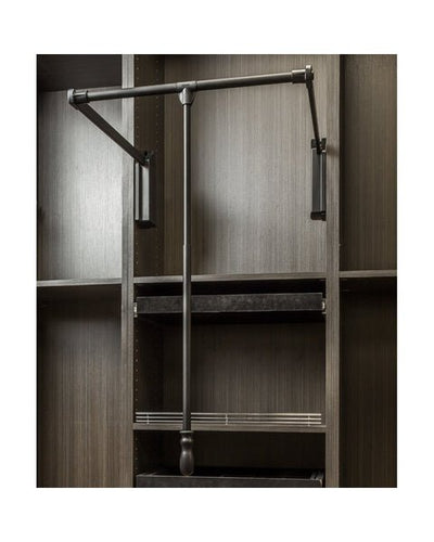 Hardware Resources Soft-Close Heavy-Duty Wardrobe Lift – 45 lb Capacity - KI Home
