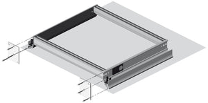 TAG Hardware Optional Adapter Kit for Attaching Drawer Fronts for the Closet Organization System