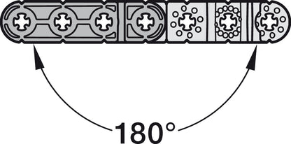 Häfele Ixconnect UC 16/64 Universal Connector – Black Plastic (Multi-Pack Options Available)