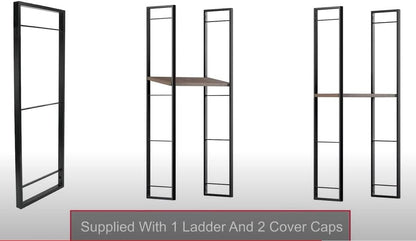 Kessebohmer YouK Clever Modular Organizational Storage Open Shelving System for Any Room Kitchen Bathroom Living Room Closet and Office - KI Home