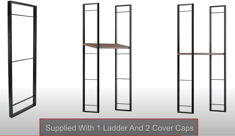 Kessebohmer YouK Clever Modular Organizational Storage Open Shelving System for Any Room Kitchen Bathroom Living Room Closet and Office - KI Home