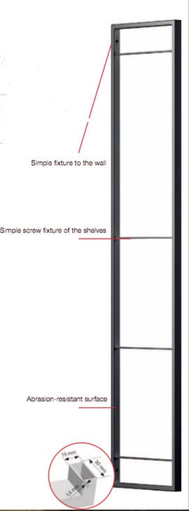 Kessebohmer YouK Clever Modular Organizational Storage Open Shelving System for Any Room Kitchen Bathroom Living Room Closet and Office - KI Home