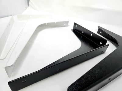 Kolossus Workstation Heavy - Duty Steel Construction Reversible Brackets (Left and Right) with 45 Degree Notch - KI Home