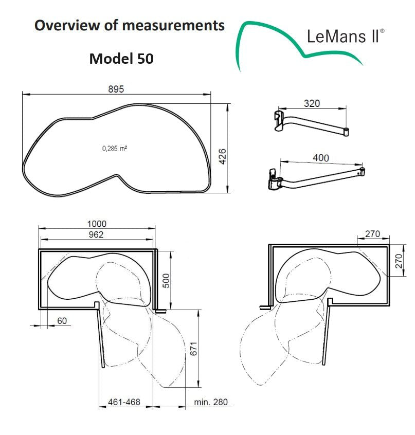 Hafele Kessebohmer LeMans II 2-Shelf Lazy Susan Set - Blind Corner