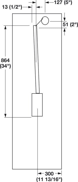 Motorized Wardrobe Lift – Automated Pull - Down Closet Rod | Multiple Finishes and Width Options - KI Home