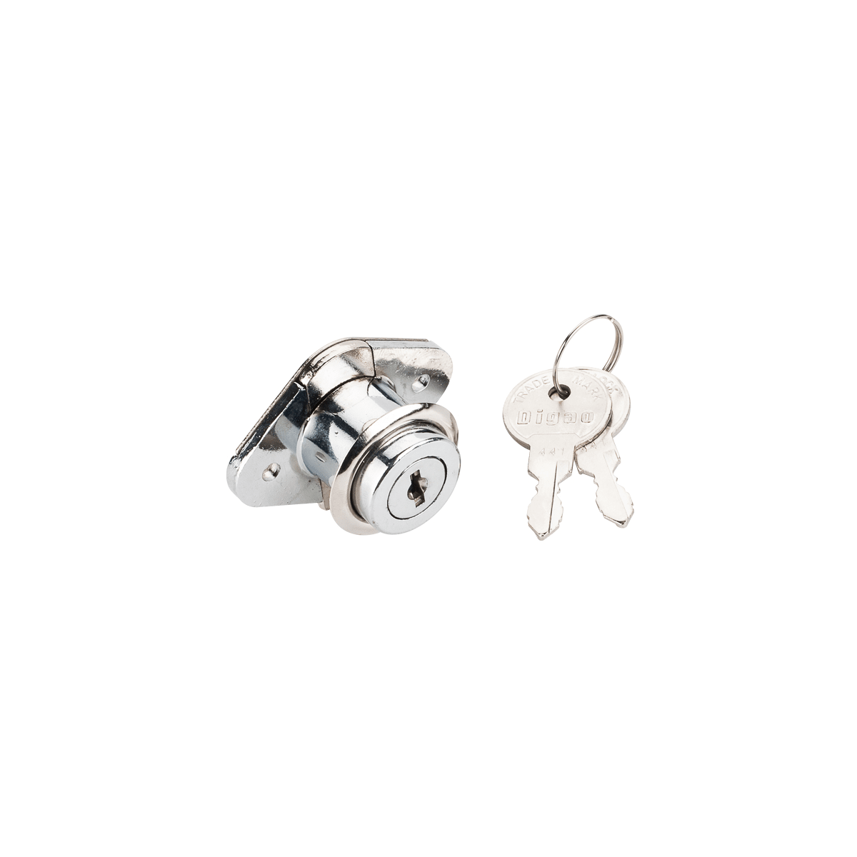 One 7/8" Length Steel Drawer Cabinet Cam Lock - KI Home