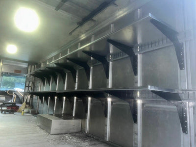 One Pair BuiltTough Heavy - Duty Reversible Workstation Brackets (US - Made) - KI Home