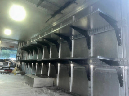 One Pair BuiltTough Heavy - Duty Reversible Workstation Brackets (US - Made) - KI Home