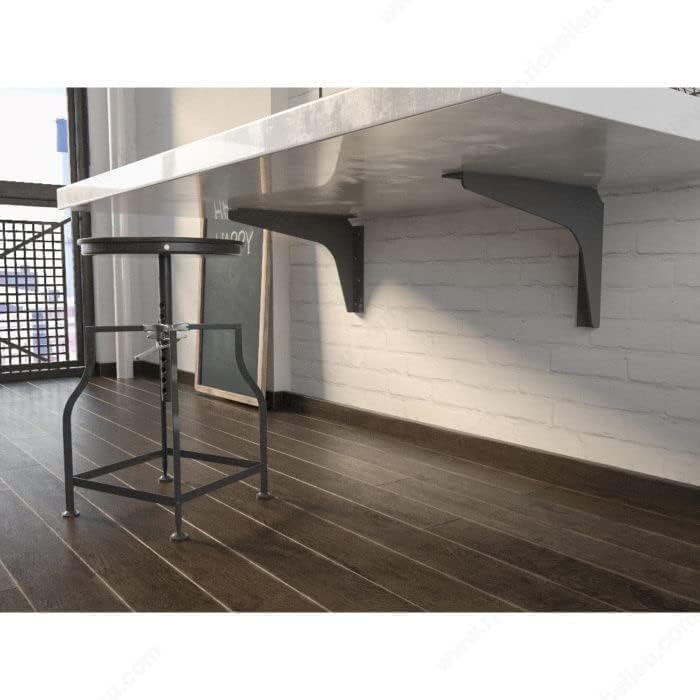 One Pair BuiltTough Heavy - Duty Reversible Workstation Brackets (US - Made) - KI Home