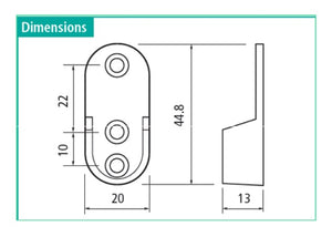 Oval Welded Steel Polished Chrome Wardrobe Tube with Two End Caps – Durable Closet Rod for Clothes Hanging