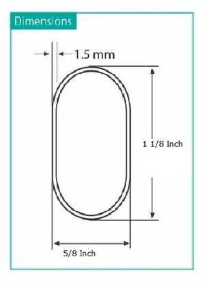 Matte Brass Custom Cut-To-Size Oval Closet Wardrobe Rod | Made-to-Order Hanging Rod for Closets & Storage with End Supports Up to 94 Inches long