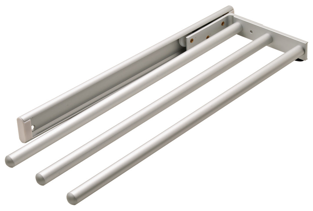 Hafele Under Sink Three-Prong Pullout Hand Towel Rack