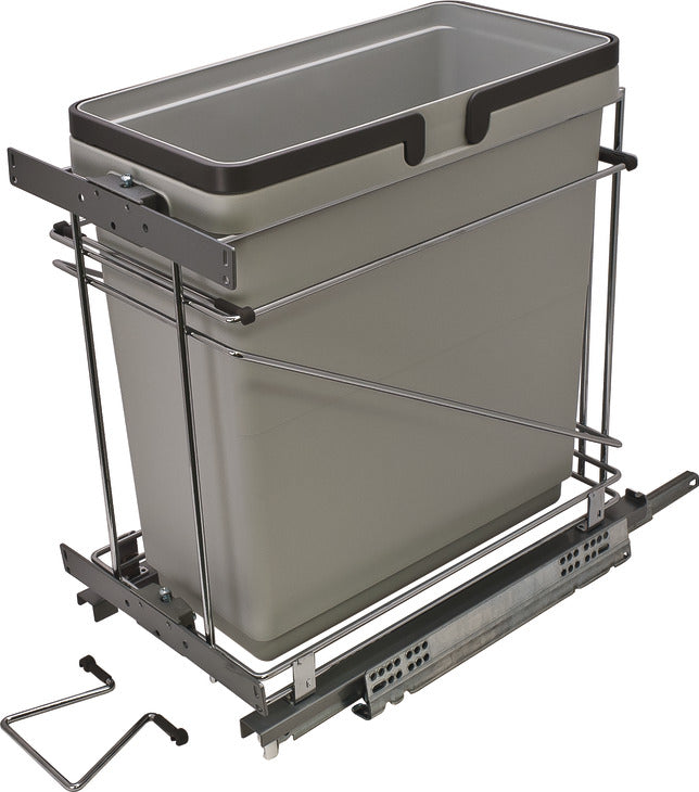 Hafele Pullout Trash System with Soft Close and Door Mounting Brackets I Made in Italy