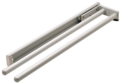Hafele Under Sink Two-Prong Pullout Hand Towel Rack – Aluminum