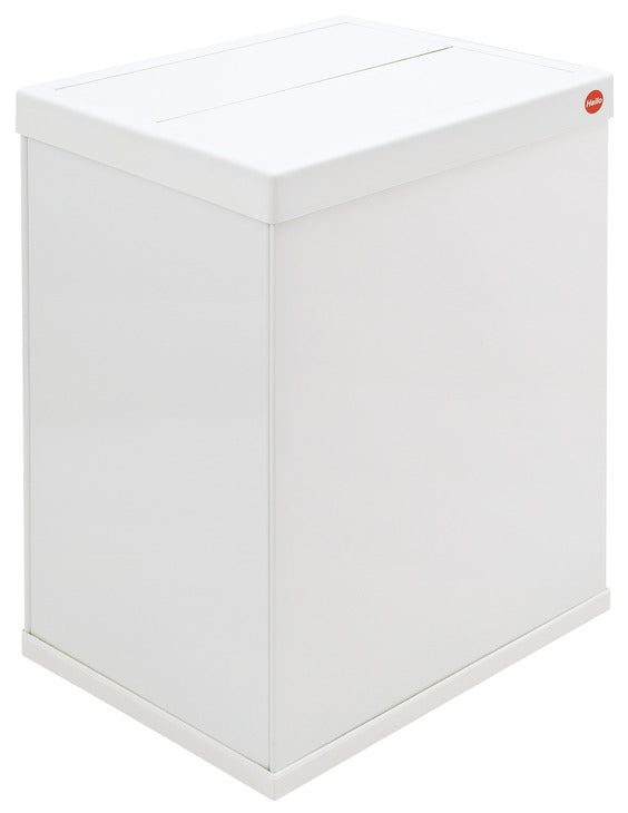 Hailo Snap-Top White Free Standing Kitchen Waste Bin Clean & Easy Disposal