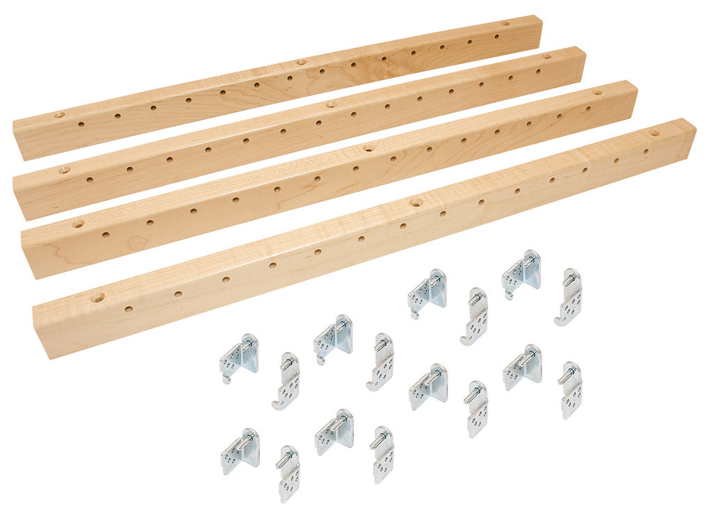 Hafele Pilaster X-Series Bracket Kit 1-1/4 Inch Width x 20-7/8 Inch Height Hardware for Standard Height