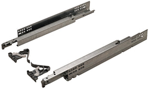 Salice A7555 Futura 16 Concealed Undermount Drawer Slides – Soft Close, Full Extension – Heavy Duty 75 lb Capacity