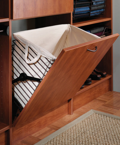 Hafele Premium Slanted Hook-On Steel Wire Laundry Hamper
