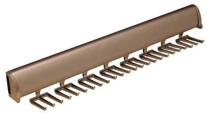 TAG Hardware Designer 24-Hook Full Extension Telescopic Tie Rack Closet Organizer