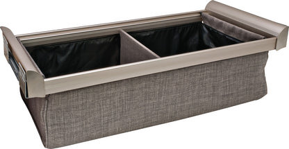 TAG Hardware ENGAGE Deep Drawer Divider Full Extension Soft-Close Undermount Slides for Sweater and Jeans Organizer