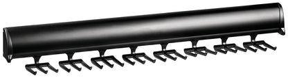 TAG Hardware Designer 24-Hook Full Extension Telescopic Tie Rack Closet Organizer